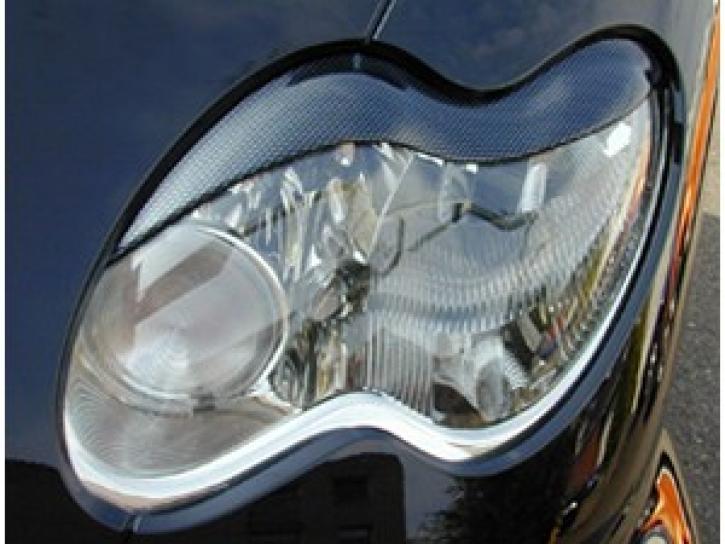 Scheinwerferblenden Cabrio / Coupe smart forT silber