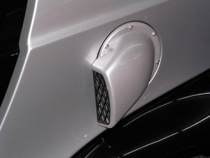 Lufteinlass Airscoop silber