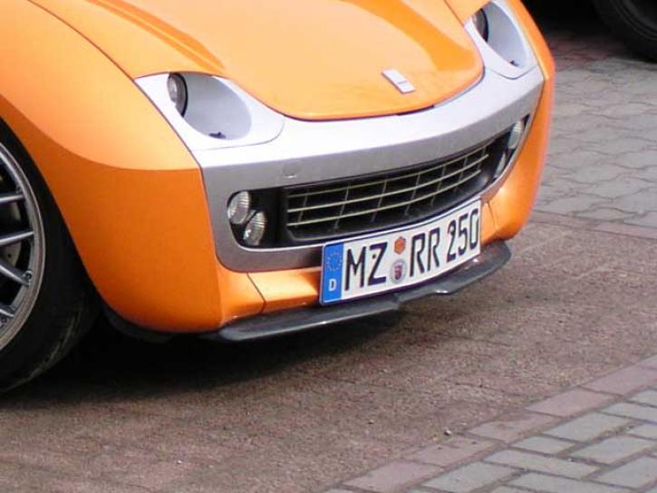 Frontspoiler4 smart Roadster Carbonlook