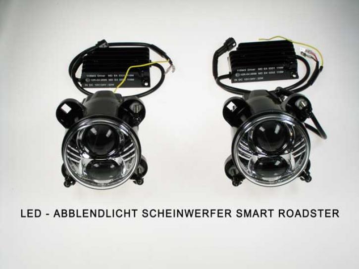 LED SCHEINWERFER Smart Roadster