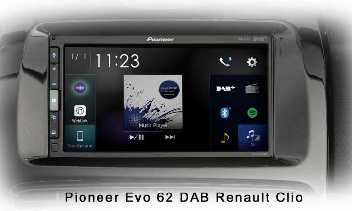 PIONEER SPH-EVO 62 DAB-Renault Clio 4