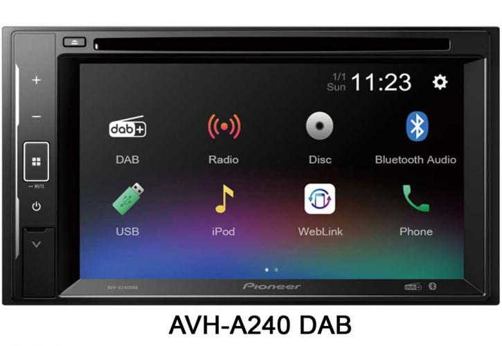 PIONEER AVH-A 240 DVD +DAB