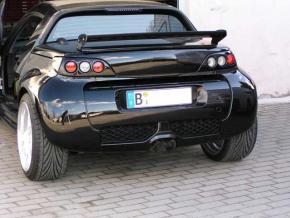 Modulrückleuchten Roadster schwarz mit Kabelsatz / schwarz