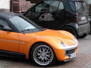 Frontspoiler4 smart Roadster Carbonlook