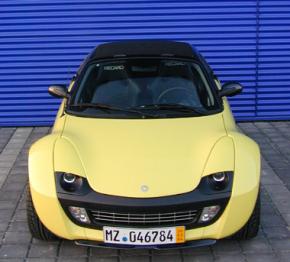 Frontspoiler4 smart Roadster Carbonlook