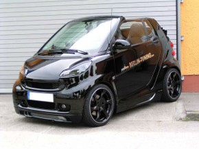 SCHEINWERFERBLENDEN smart 451 schwarz