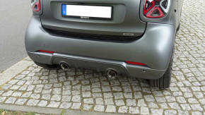SPORTAUSPUFF Smart 453 Brabus 2x90