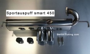 Sportauspuff 2x76  smart 450